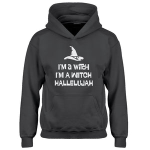 Youth Im a Witch Hallelujah Kids Hoodie