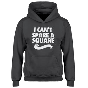 Youth I Can't Spare a Square Kids Hoodie
