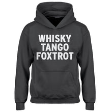 Youth WHISKY TANGO FOXTROT Kids Hoodie