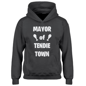 Youth Mayor of Tendie Town Kids Hoodie