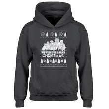 Hoodie We Wish You a Hairy Christmas Kids Hoodie