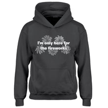 Youth I'm Only Here for the Fireworks Kids Hoodie