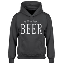 Youth My Blood Type is Beer Kids Hoodie