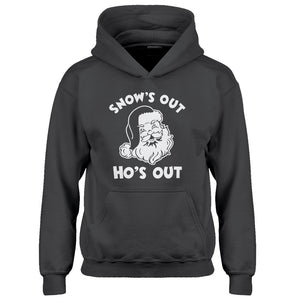 Youth Snows Out Ho's Out Kids Hoodie