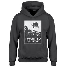 Youth I Want to Believe Flying Spaghetti Monster Kids Hoodie