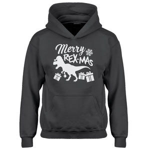 Youth Merry Rex-Mas Kids Hoodie