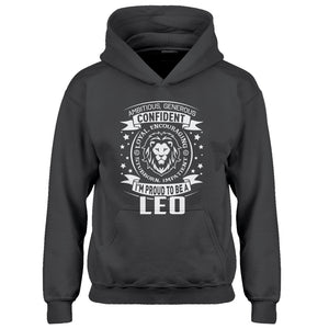 Hoodie Leo Astrology Zodiac Sign Kids Hoodie