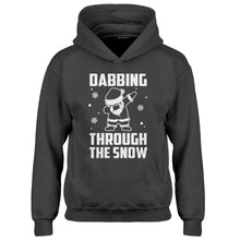 Youth Dabbing through the Snow Kids Hoodie