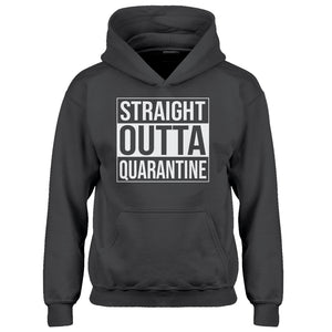 Youth Straight Outta Quarantine Kids Hoodie