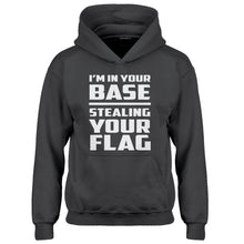 Youth I'm In Your Base Stealing Your Flag Kids Hoodie