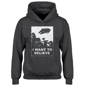 Youth I Want to Believe Star Ship Kids Hoodie