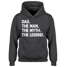 Youth Dad. The Man the Myth the Legend Kids Hoodie