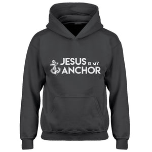 Hoodie Jesus is My Anchor Kids Hoodie