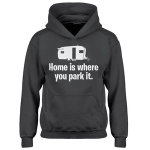 Youth Home is Where you Park it Kids Hoodie
