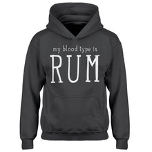 Youth My Blood Type is Rum Kids Hoodie