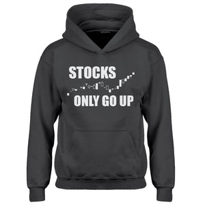Youth STOCKS ONLY GO UP Kids Hoodie