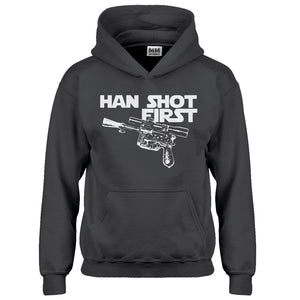 Hoodie Han Shot First Kids Hoodie