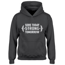 Hoodie Sore Today Strong Tomorrow Kids Hoodie