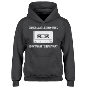 Youth Opinions are like Mixtapes Kids Hoodie