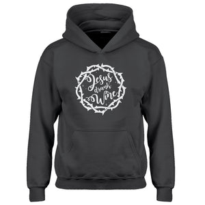Hoodie Jesus Drank Wine Kids Hoodie