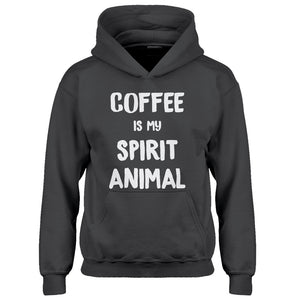 Youth Coffee is my Spirit Animal Kids Hoodie