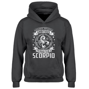 Youth Scorpio Astrology Zodiac Sign Kids Hoodie