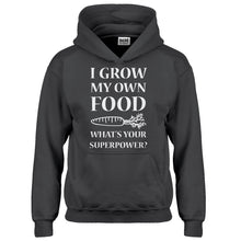 Hoodie I Grow My Own Food Kids Hoodie