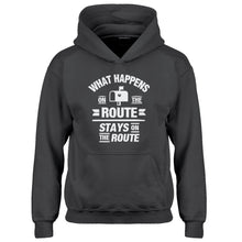 Hoodie What Happens on the Route Stays on the Route Kids Hoodie