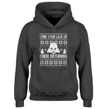 Hoodie I Find Your Lack of Cheer Disturbing Kids Hoodie