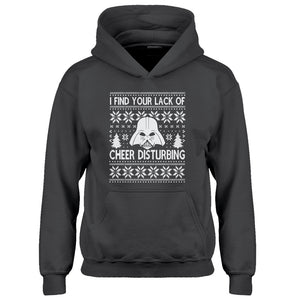 Hoodie I Find Your Lack of Cheer Disturbing Kids Hoodie