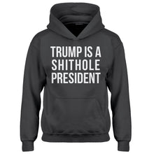 Hoodie Trump is a Shithole President Kids Hoodie
