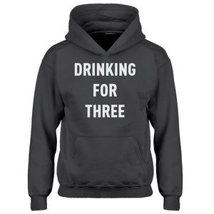 Youth Drinking For Three Kids Hoodie