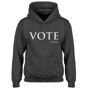 Youth Vote -Plato Kids Hoodie