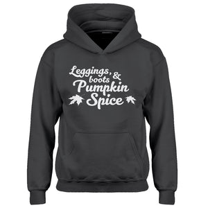 Youth Leggings, Boots, and Pumpkin Spice Kids Hoodie