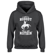Youth Can't Nobody Tell Me Nothin' Kids Hoodie
