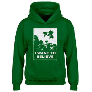 Youth I Want to Believe Super Girls Kids Hoodie
