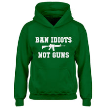 Hoodie Ban Idiots Not Guns Kids Hoodie