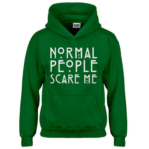 Hoodie Normal People Scare Me Kids Hoodie