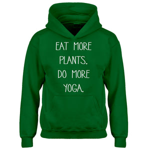 Hoodie More Plants More Yoga Kids Hoodie