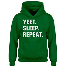 Youth Yeet Sleep Repeat Kids Hoodie