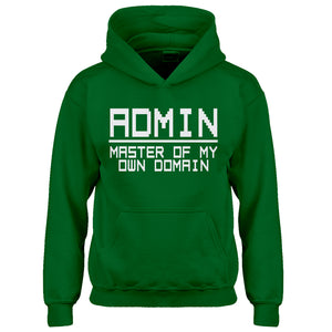 Hoodie Admin Master of my Domain Kids Hoodie