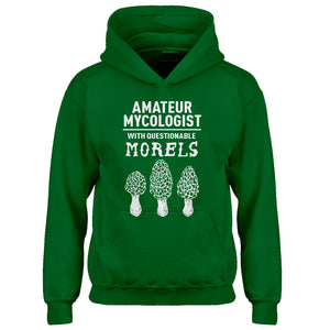 Youth Questionable Morels Kids Hoodie