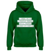 Hoodie I used to be a People Person Kids Hoodie