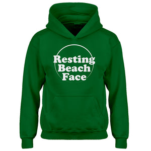 Youth Resting Beach Face Kids Hoodie