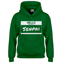 Hoodie Hello My Name is Senpai Kids Hoodie