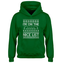 Hoodie Im on the Nice List Kids Hoodie