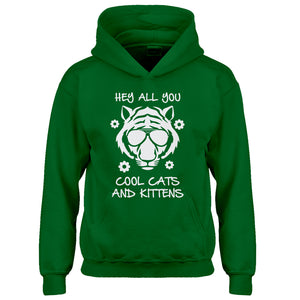 Youth Hey all you Cool Cats and Kittens Kids Hoodie