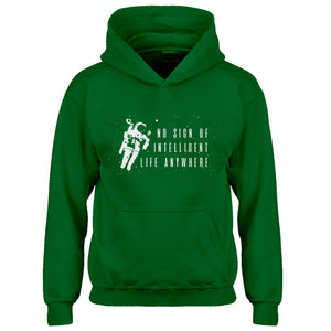 Hoodie No Sign of Intelligent Life Kids Hoodie