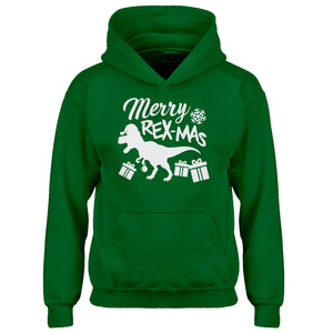 Youth Merry Rex-Mas Kids Hoodie