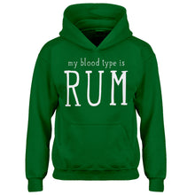 Youth My Blood Type is Rum Kids Hoodie